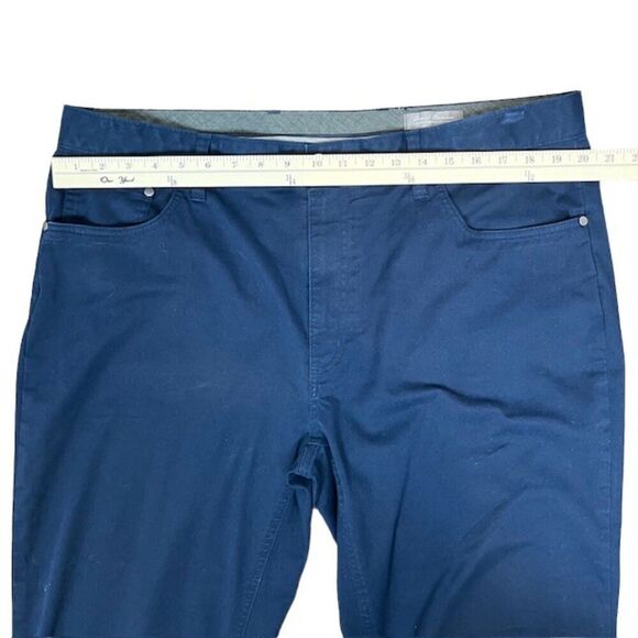 Daniel Cremieux Signature Collection Men's Flat Front Casual Pants Navy 40x30 - Picture 2 of 7